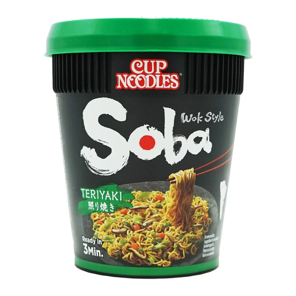 Nissin Soba Teriyaki Wok Style Cup Noodles 90g 5 Nissin Soba Teriyaki Wok Style Cup Noodles 90g – Bild 3