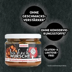 Iss Doch Wurscht Currywurst Snack Erdbeere 6er Set 6x 250g Wurst Ist Rostbrat -Haribo || Melitta || Katadyn Verkäufe 0448a2102c300d8990cd4f8bee95fbfb