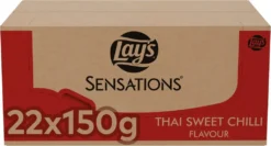 Lay's Sensations Sweet Chili Chips 22 Beutel X 150 Gramm -Haribo || Melitta || Katadyn Verkäufe 05a00783c190f5607f8da864d6923968