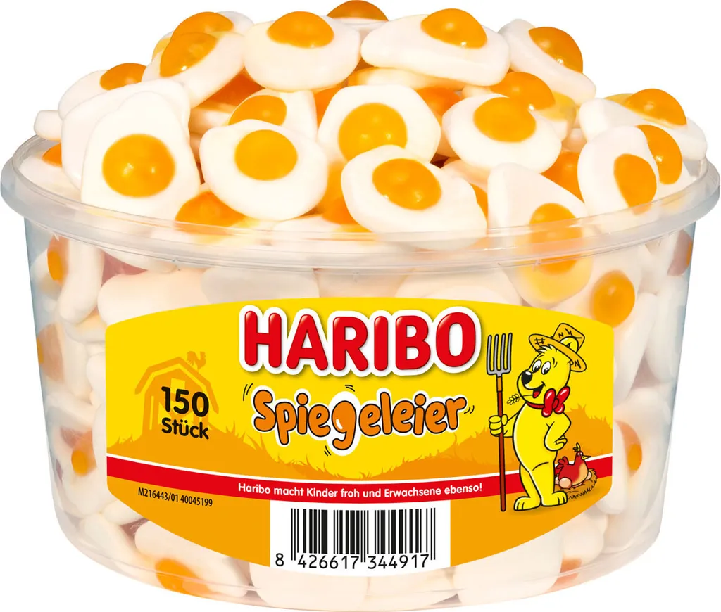 Haribo Spiegeleier Süsses Fruchtgummi Mit Softem Schaumzucker 975g 3 Haribo Spiegeleier Süsses Fruchtgummi Mit Softem Schaumzucker 975g