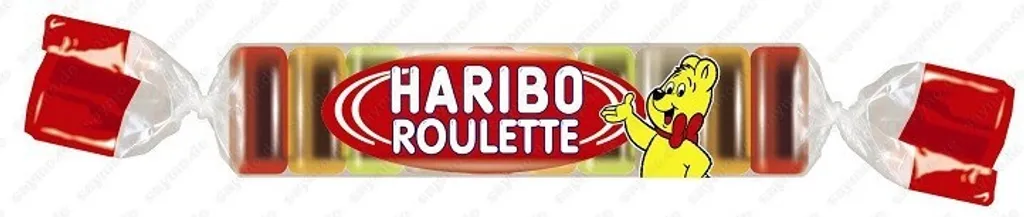 Haribo Roulette Fruchtgummi Geschmack Rolle 25g 50er Display 7 Haribo Roulette Fruchtgummi Geschmack Rolle 25g 50er Display – Bild 5