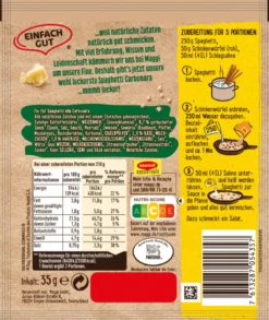 Maggi Fix Für Spaghetti Carbonara Cremig Mit Speck Und Käse 34g -Haribo || Melitta || Katadyn Verkäufe 13dae5d002856a7ef321fac96520156a