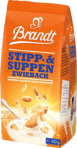 Brandt Stipp Und Suppenzwieback 400g
