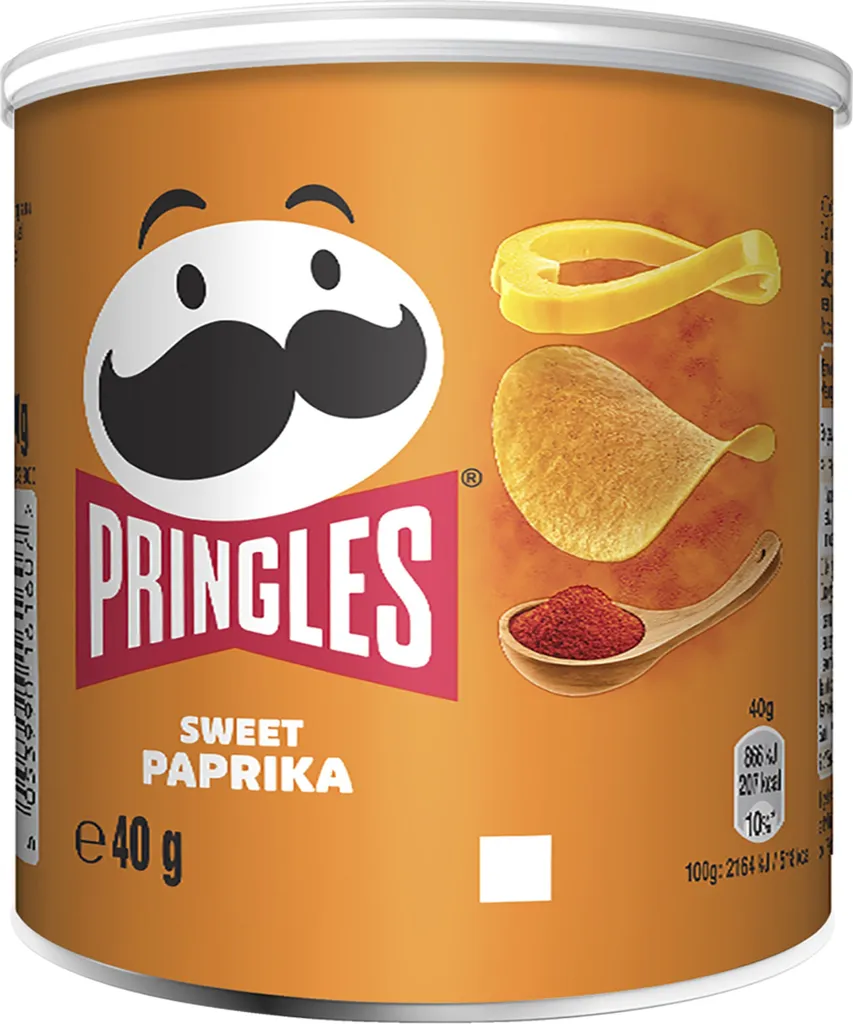 Pringles Sweet Paprika Stapelchips Mit Süß Würzigem Geschmack 40g 3 Pringles Sweet Paprika Stapelchips Mit Süß Würzigem Geschmack 40g