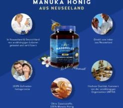 Haddrell's Manuka Honig MGO 1000+ (UMF 22+) In Geschenkbox 250g - Limited Edition -Haribo || Melitta || Katadyn Verkäufe 2261f439a545a37a82fa6a116b64de5c