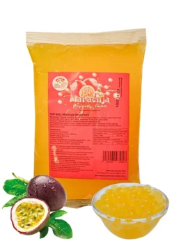 Bubble Tea Popping Boba - 600g Passionsfrucht- Aktion: 1 Gratis 600g Packung - Super Ideen Zum Selber Machen Und Partys