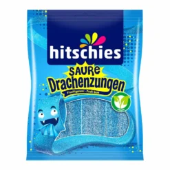 Hitschies Saure Drachenzungen Blau Fruchtig Saures Fruchtgummi 125g