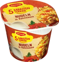 Maggi 5 Minuten Terrine Nudeln In Rahmsauce Cremig Pikant 67g