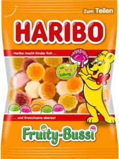 Haribo Fruity Bussi Mit Schaumzucker Und Fruchtfüllung Im Kern 200g -Haribo || Melitta || Katadyn Verkäufe 31e4f9c76d86ad99c30f52a9d7691adb