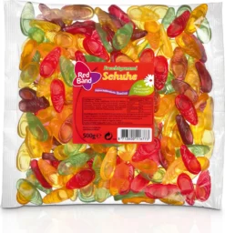 Red Band Fruchtgummi Schuhe Fruchtig Süß 5fach Sortiert 500g