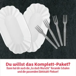 Iss Doch Wurscht Currywurst Snack Erdbeere 6er Set 6x 250g Wurst Ist Rostbrat -Haribo || Melitta || Katadyn Verkäufe 38bd2ac272fca3e77010ffaa19907daa