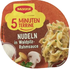 8 X Maggi - 5 Minuten Terrine - Nudeln In Waldpilz Rahmsauce (8 X 56g) -Haribo || Melitta || Katadyn Verkäufe 3cf23e2e8b50f11fdbeb0023c826afd3