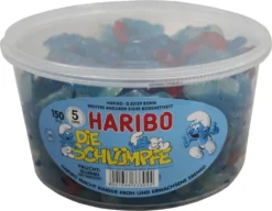 Haribo Fruchtgummis Schlümpfe, 150 St. In Der Dose -Haribo || Melitta || Katadyn Verkäufe 422fbd5d0794a13afdae94758ca0fb42