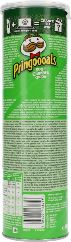 Pringles Sour Cream Onion Stapelchips Mit Sauerrahm Und Zwiebeln 185g -Haribo || Melitta || Katadyn Verkäufe 434be3b2552554940bbddf06581bc6b6