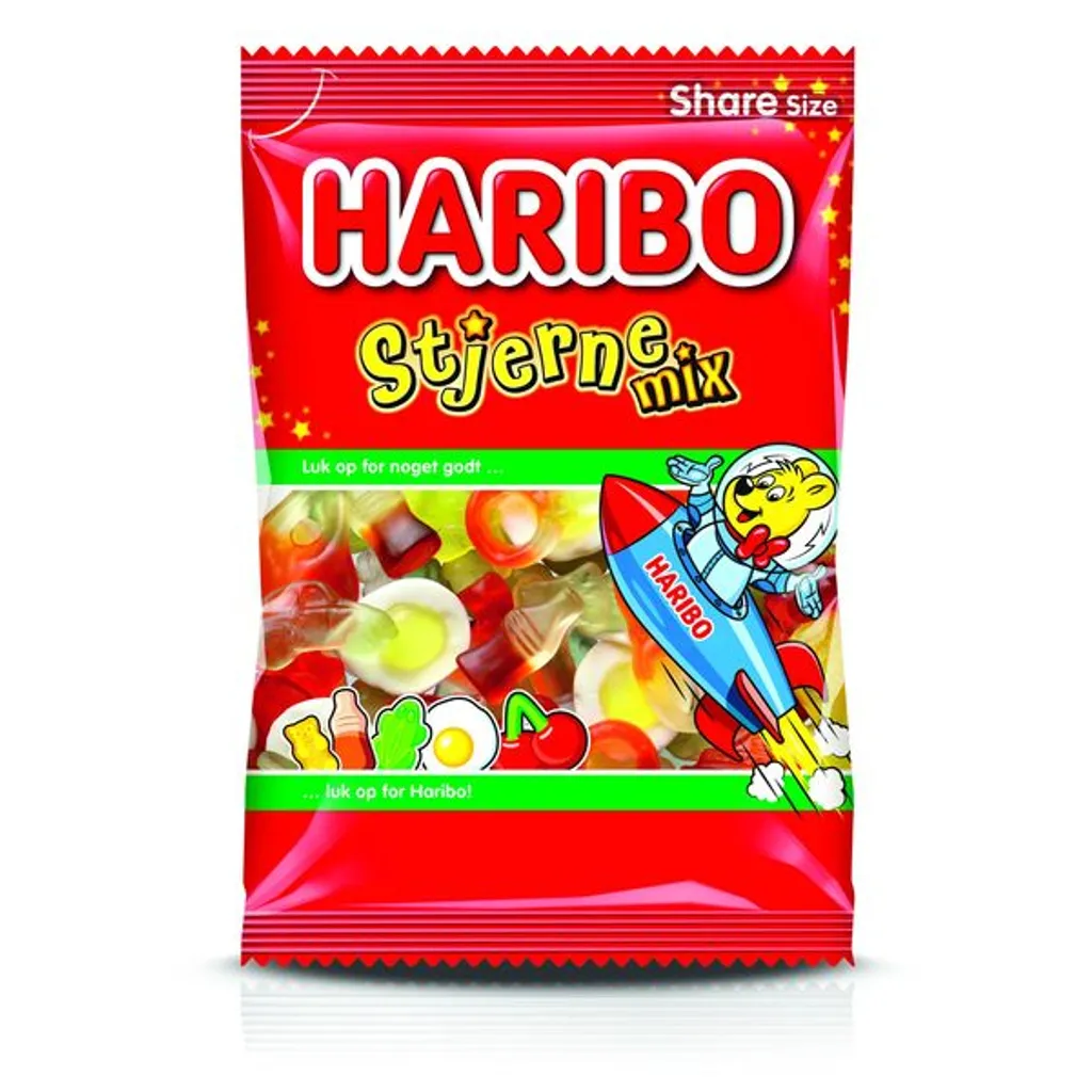Haribo Stjerne Mix 375g 3 Haribo Stjerne Mix 375g