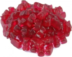 Haribo Goldbären Himbeer (1kg Beutel Gummibärchen Dunkel Rot) Sortenrein