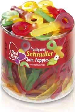 Red Band Fruchtgummi Schnuller 100 Stück, 1150g