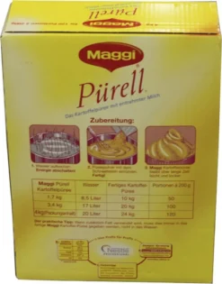 Maggi Pürell Kartoffelpüree Mit Entrahmter Milch Und Butternote 4000g -Haribo || Melitta || Katadyn Verkäufe 5790b2de56b39bc279ae926c87ead321