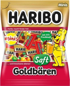 Haribo Saft Goldbären Minis Extraweich Mit 25% Fruchtsaft 220g -Haribo || Melitta || Katadyn Verkäufe 5eb796d02d63c7417779b00a3e4e08a8
