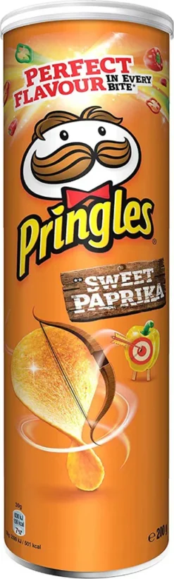 Pringles Sweet Paprika Stapelchips Mit Süsslichem Geschmack 185g