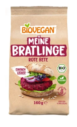 Biovegan Meine Bratlinge Rote Beete160g