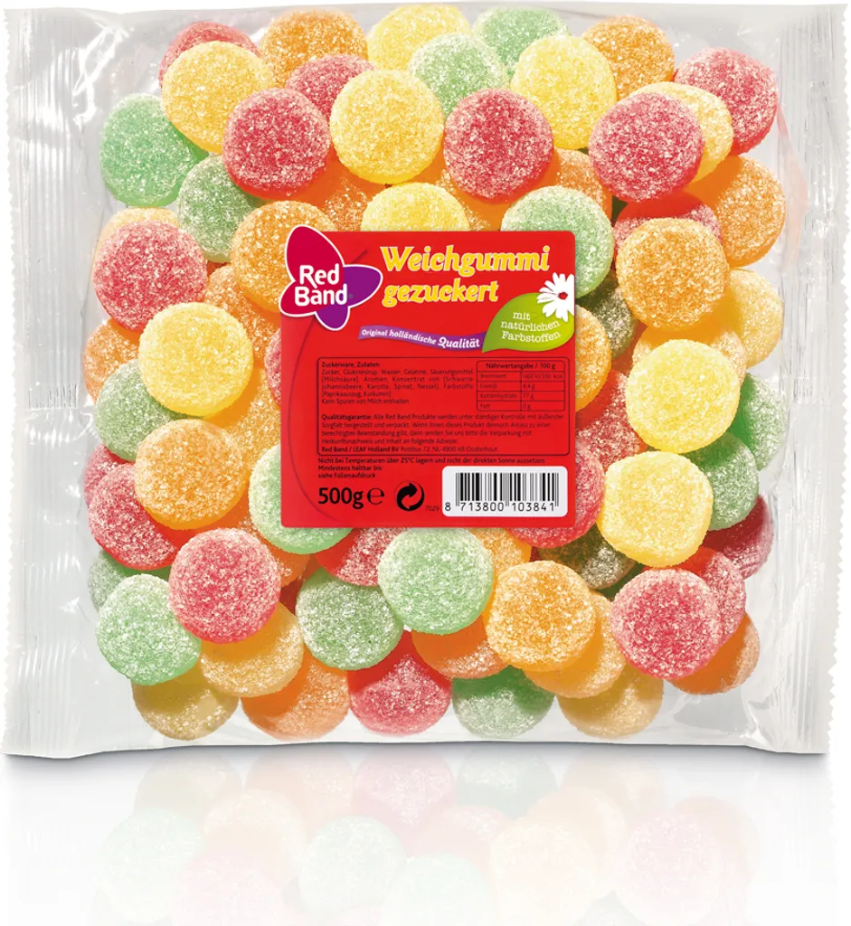 Red Band Weichgummi Gezuckert Und Fruchtig 4fach Sortiert 500g 3 Red Band Weichgummi Gezuckert Und Fruchtig 4fach Sortiert 500g