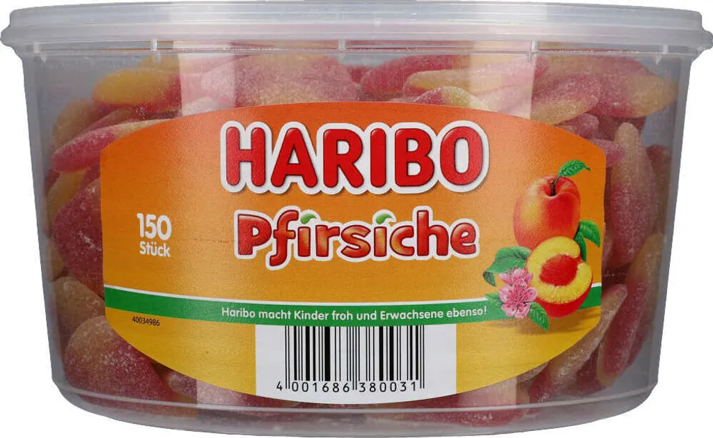 Haribo Pfirsiche Gezuckete Fruchtgummi Mit Pfirsichgeschmack 1350g 7 Haribo Pfirsiche Gezuckete Fruchtgummi Mit Pfirsichgeschmack 1350g – Bild 5