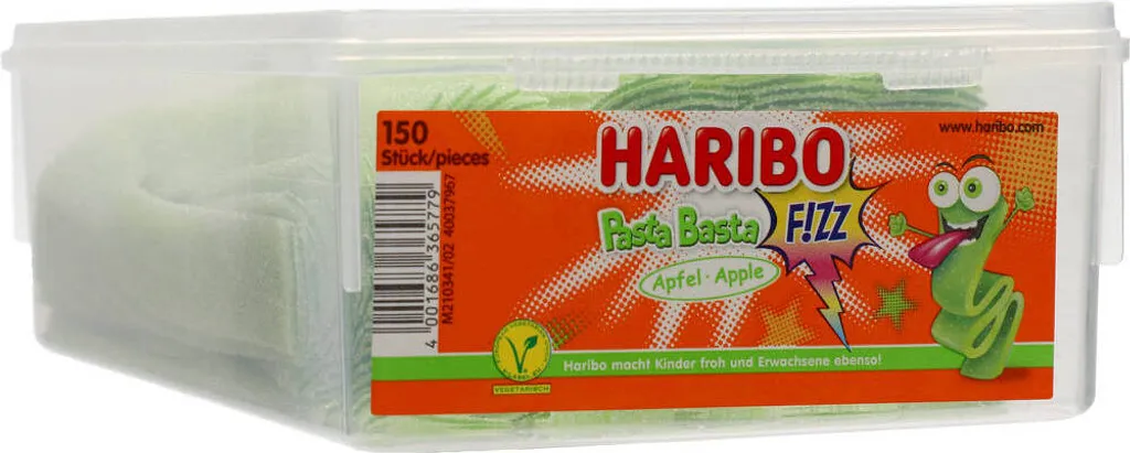 Haribo Pasta Basta Apfel Sour Mit Saurem Fruchtgeschmack Veggie 1125g 5 Haribo Pasta Basta Apfel Sour Mit Saurem Fruchtgeschmack Veggie 1125g – Bild 3