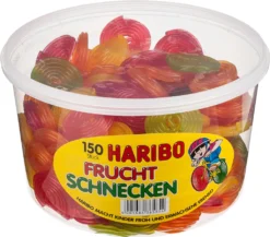 Haribo Frucht Schnecken Fruchtgummi Ohne Gelatine 150 Stück 14 Haribo Frucht Schnecken Fruchtgummi Ohne Gelatine 150 Stück -Haribo || Melitta || Katadyn Verkäufe 73a780037dd57059f21f0b9dc8c255bc