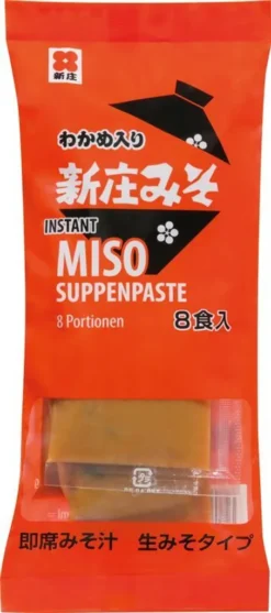 [ 8x 20g = 160g ] SHINJYO 8 Portionen á 20g Instant Miso Suppenpaste / Miso-Suppe