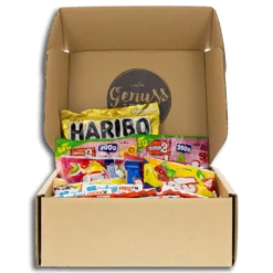 Genussleben Box Mit Nimm2 Lachgummi, Kinder Riegel, Haribo Goldbären Süßigkeiten