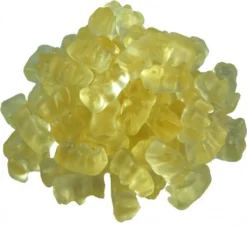 Haribo Goldbären Ananas (1kg Beutel Gummibärchen Weiß) Sortenrein