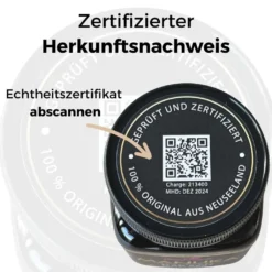 Manuka Honig | MGO 550+ | 500g | HALAL | Das ORIGINAL Aus NEUSEELAND | PUR, ROH & | 100% Natürlich | INKL. GRATIS HONIGLÖFFEL Aus Holz | PowerFabrik -Haribo || Melitta || Katadyn Verkäufe 7b9568a565d22c194f4211c6b82fece0