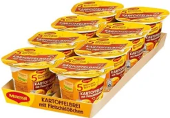 Maggi Kartoffelbrei Mit Fleischklößchen 5 Minuten Terrine 8 X 46 G