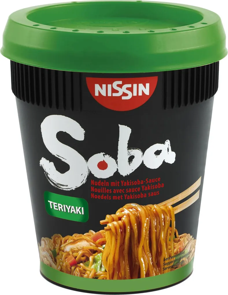 Nissin Soba Teriyaki Wok Style Cup Noodles 90g 3 Nissin Soba Teriyaki Wok Style Cup Noodles 90g