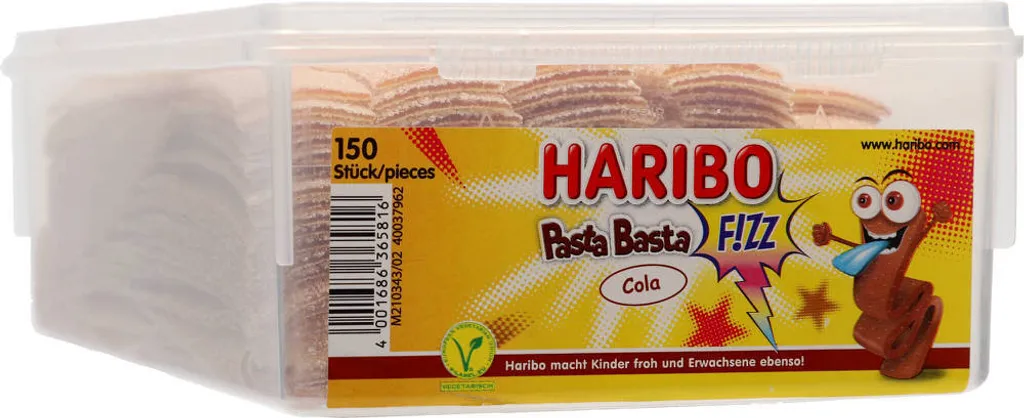 Haribo Pasta Basta Cola Sour Veggie Mit Saurem Geschmack 1125g 6 Haribo Pasta Basta Cola Sour Veggie Mit Saurem Geschmack 1125g – Bild 4