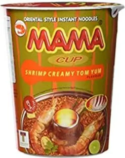 Mama Instant-Cup-Nudeln, Tom Yum, Creamy, (8 X 70 G