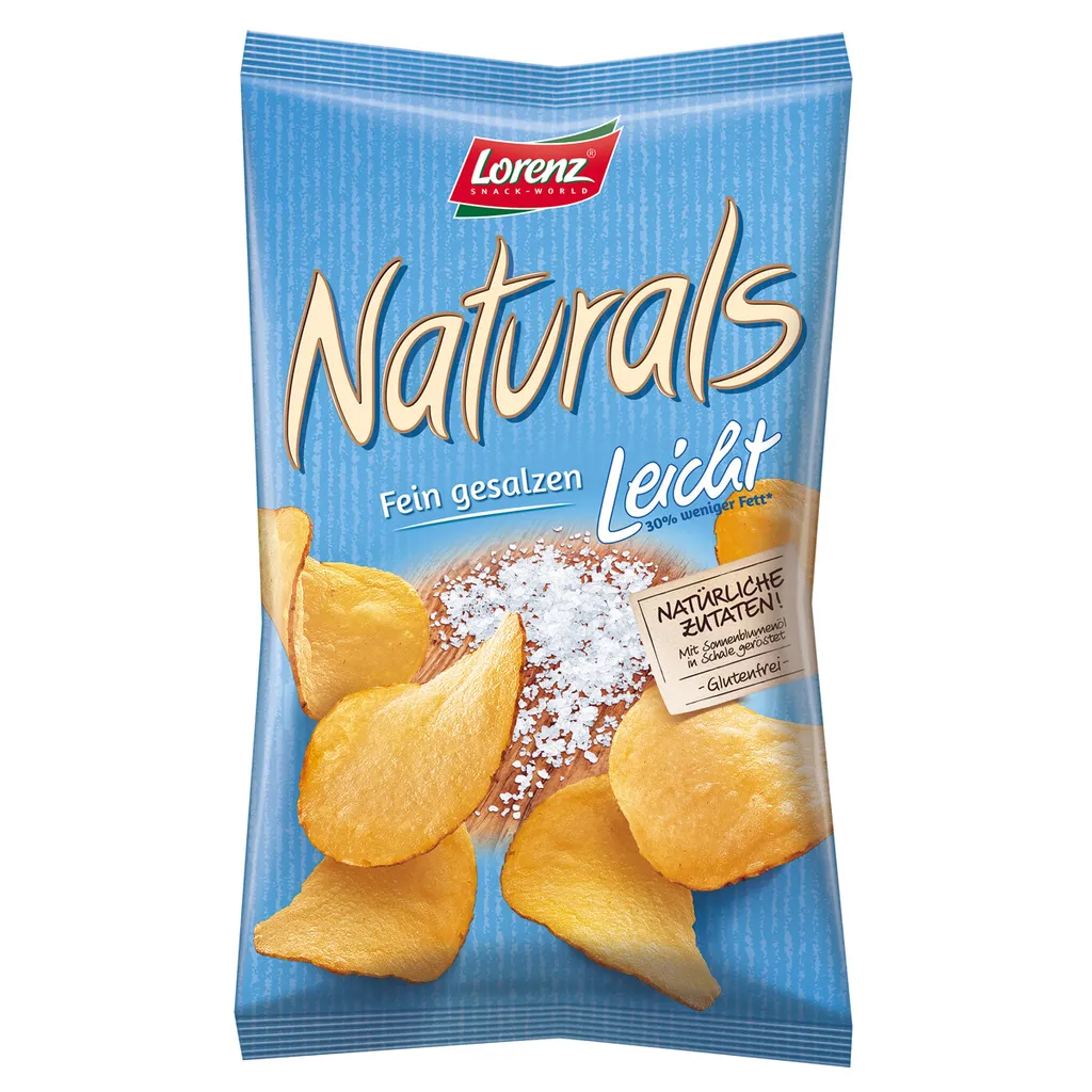 Lorenz Natural Leicht Fein Gesalzene Chips In Schale Geröstet 80g 3 Lorenz Natural Leicht Fein Gesalzene Chips In Schale Geröstet 80g