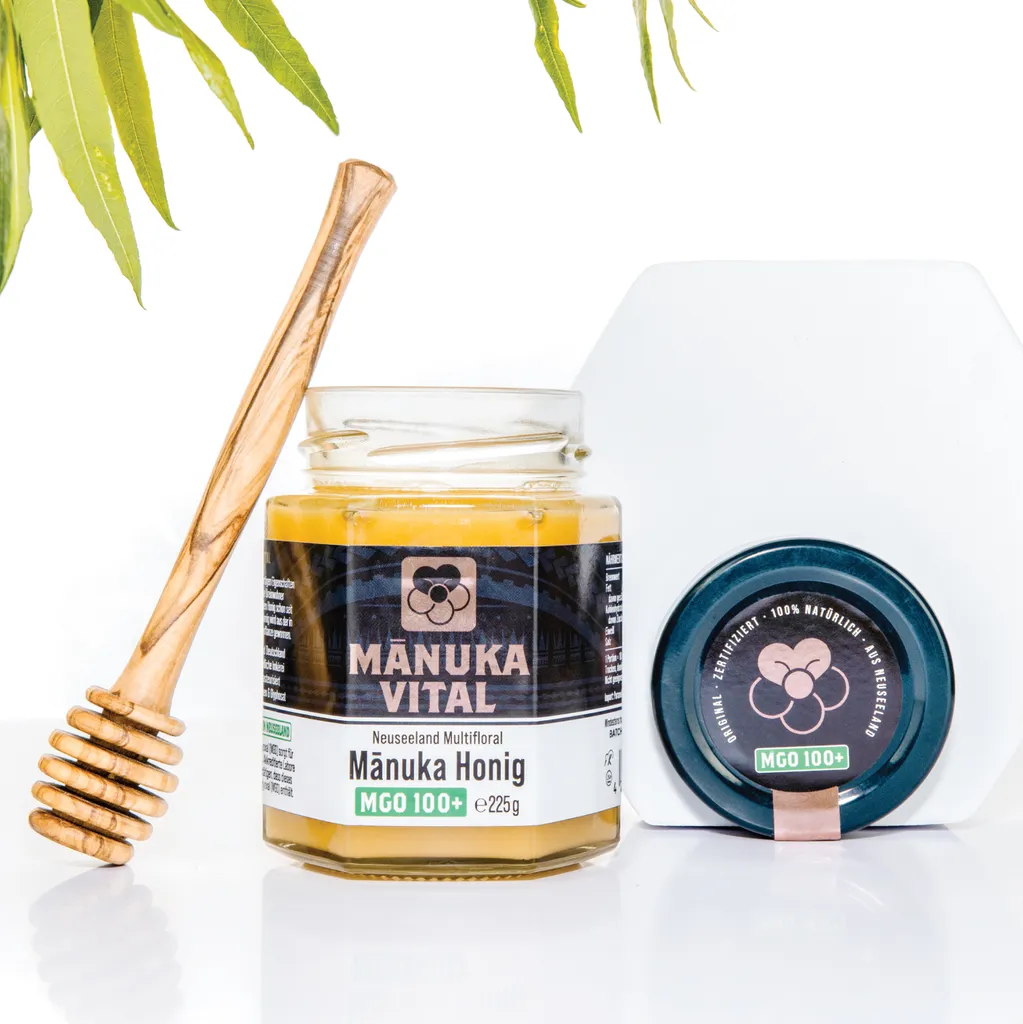 Manuka Vital Manuka Honig MGO 100+ 225g Original Aus Neuseeland 3 Manuka Vital Manuka Honig MGO 100+ 225g Original Aus Neuseeland – Bild 2
