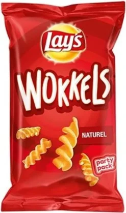 Lay's Wokkels Natural Chips 18 Beutel X 100 Gramm
