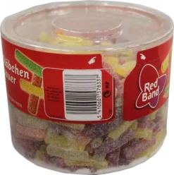 Red Band Fruchtgummi Stäbchen Super Sauer 500 Stück, 1000g -Haribo || Melitta || Katadyn Verkäufe 976fec7b90f8217fd4feecaeba919e98