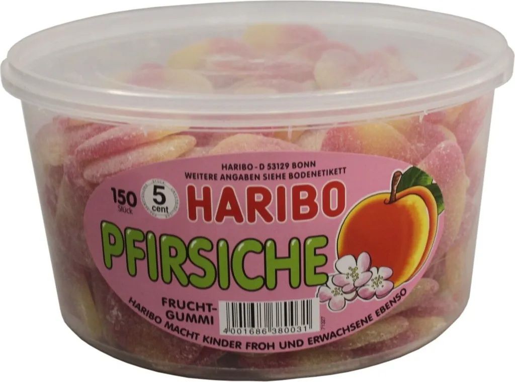 Haribo Pfirsiche Gezuckete Fruchtgummi Mit Pfirsichgeschmack 1350g 6 Haribo Pfirsiche Gezuckete Fruchtgummi Mit Pfirsichgeschmack 1350g – Bild 4