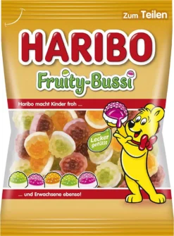 Haribo Fruity Bussi Mit Schaumzucker Und Fruchtfüllung Im Kern 200g