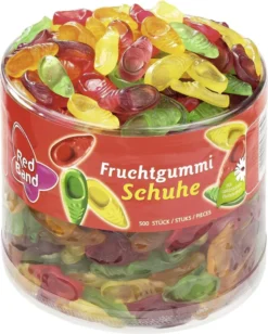 Red Band Fruchtgummi Schuhe 500 Stück, 1250g -Haribo || Melitta || Katadyn Verkäufe a013c2facbee18d289691b69275e4b44