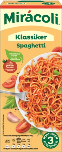 Mars Miracoli Spaghetti Klassiker Mit Tomatensauce Und Gewürz 380g