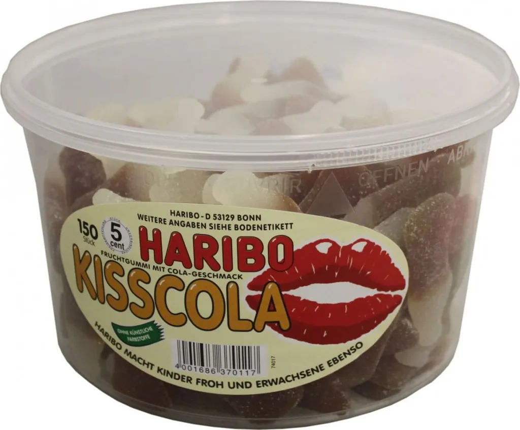 Haribo Kiss Cola Saure Fruchtgummi Flaschen Mit Zucker Veggie 1200g 7 Haribo Kiss Cola Saure Fruchtgummi Flaschen Mit Zucker Veggie 1200g – Bild 5
