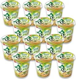 [ 12x 67g ] NONG SHIM SOON VEGGIE CUP Noodle SOUP Gemüse Instant Nudelsuppe