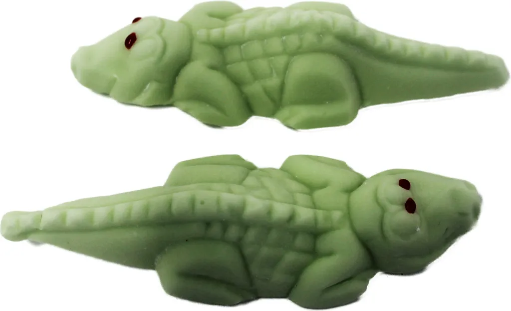 Aseli Schaumzucker Krokodile Mit Waldmeister Geschmack Spitztüte 140g 4 Aseli Schaumzucker Krokodile Mit Waldmeister Geschmack Spitztüte 140g – Bild 2