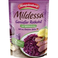Mildessa Genießer Apfelrotkohl Mit Apfelstückchen Im Beutel 400g