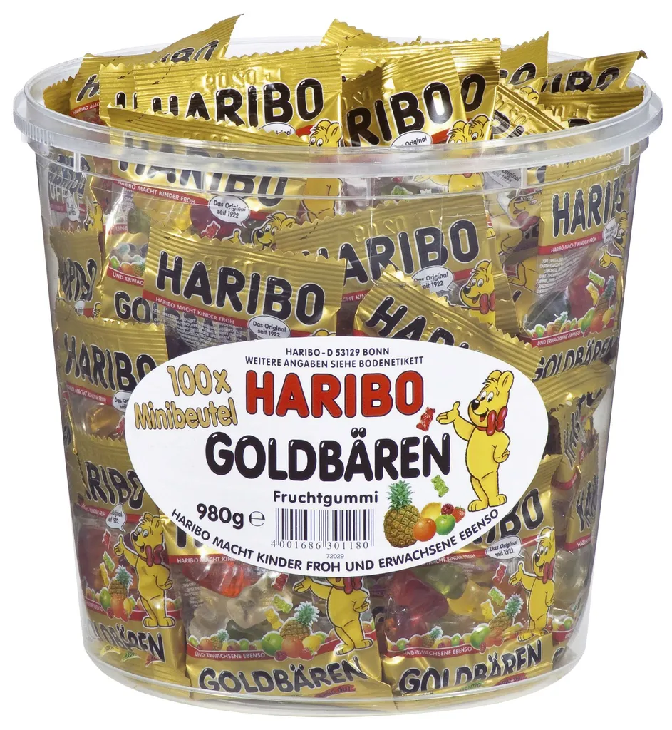 Haribo Goldbären Mini Beutel Fruchtgummi 100 Stück 7 Haribo Goldbären Mini Beutel Fruchtgummi 100 Stück – Bild 5